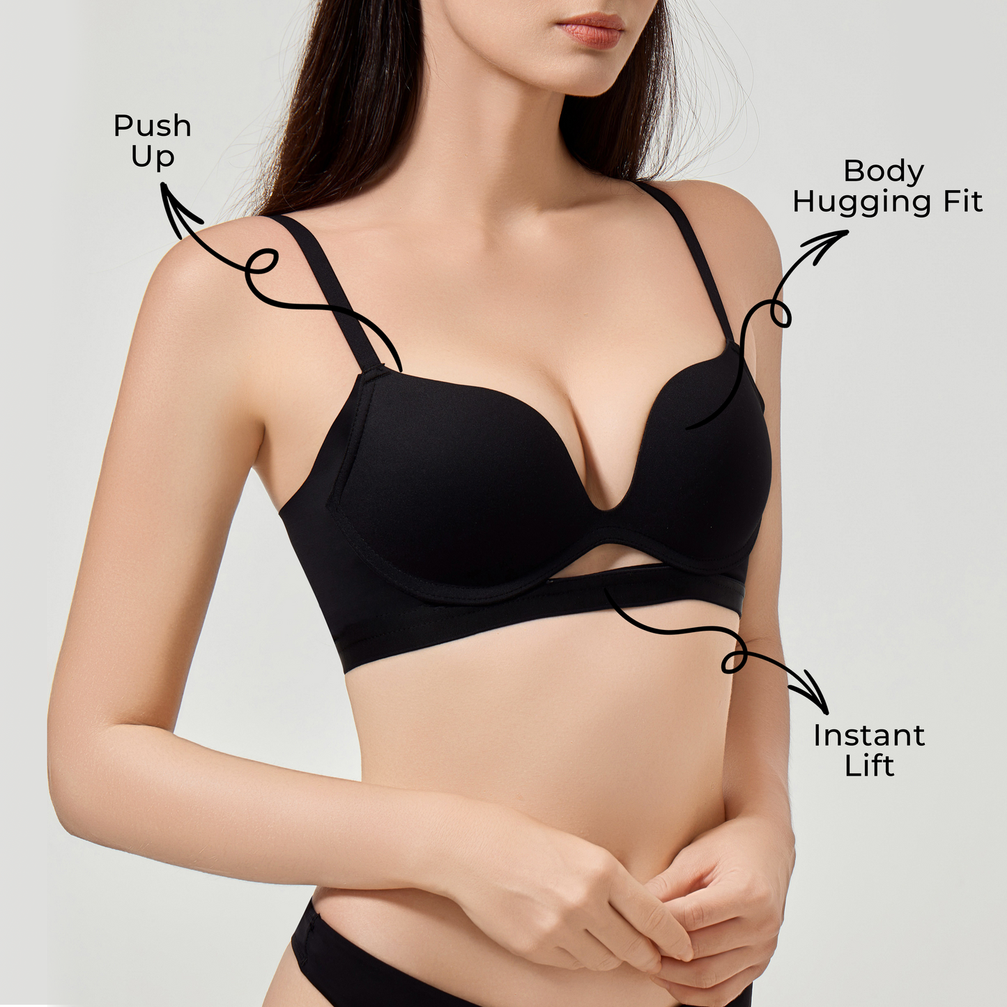 Office Elegance - Wireless Push-up Bra