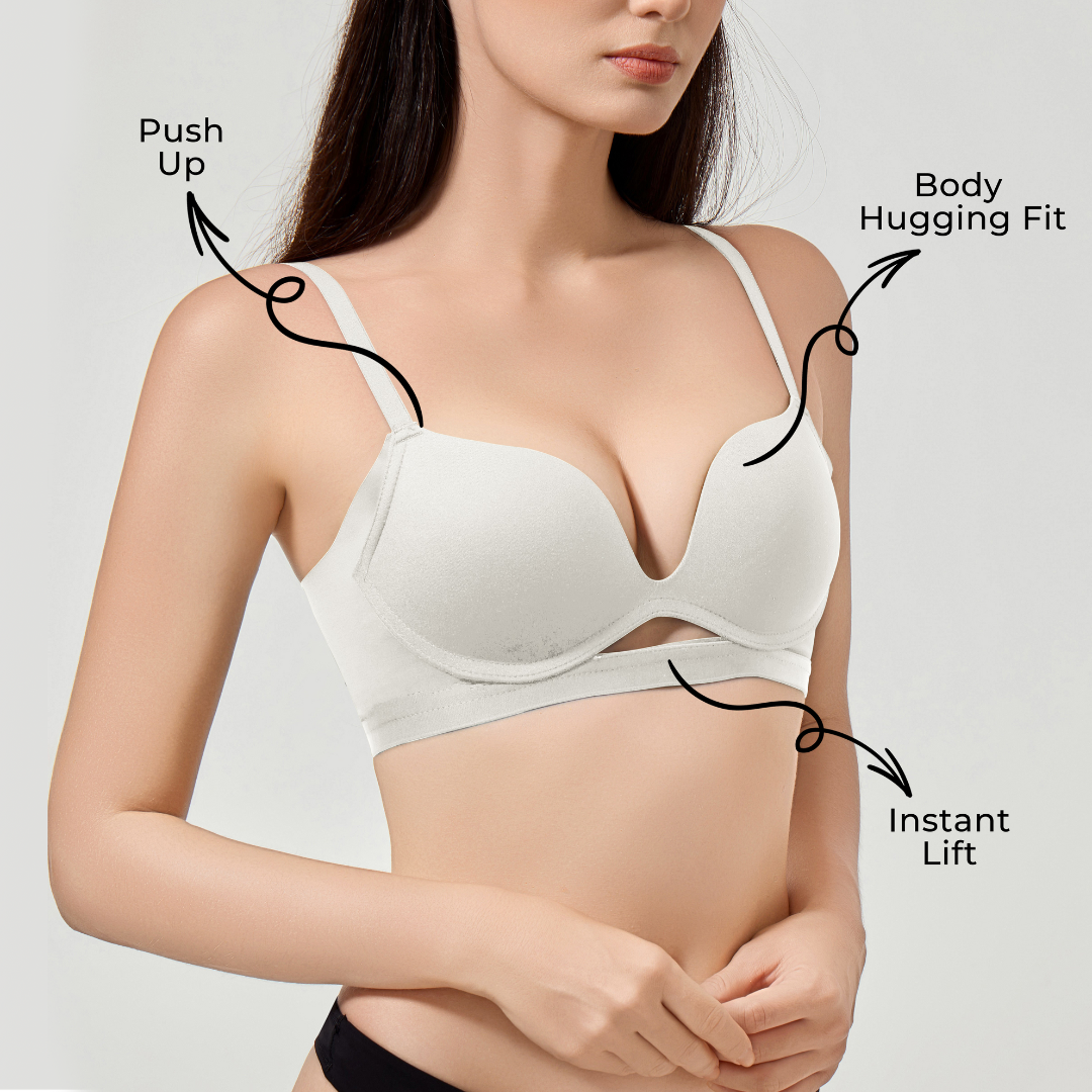 Office Elegance - Wireless Push-up Bra